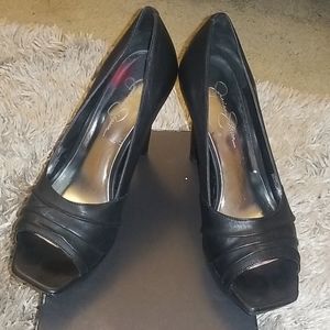 Jessica Simpson Platform Leather Heels